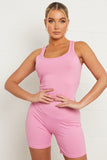 KATCH ME Ribbed Body Sculpting Unitard- Connie Playsuits 14.99